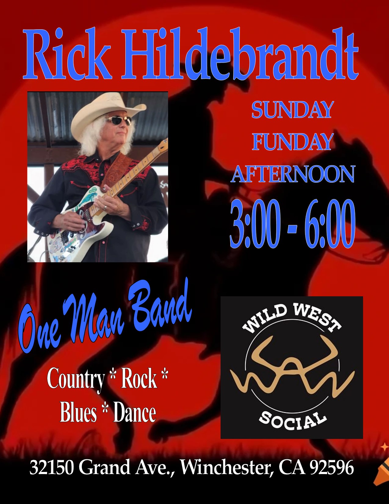 rick hildebrandt event poster